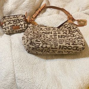 Dooney & Bourke Hobo purse and cosmetics bag